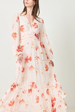 Noor Maxi Dress - Rose Bloom