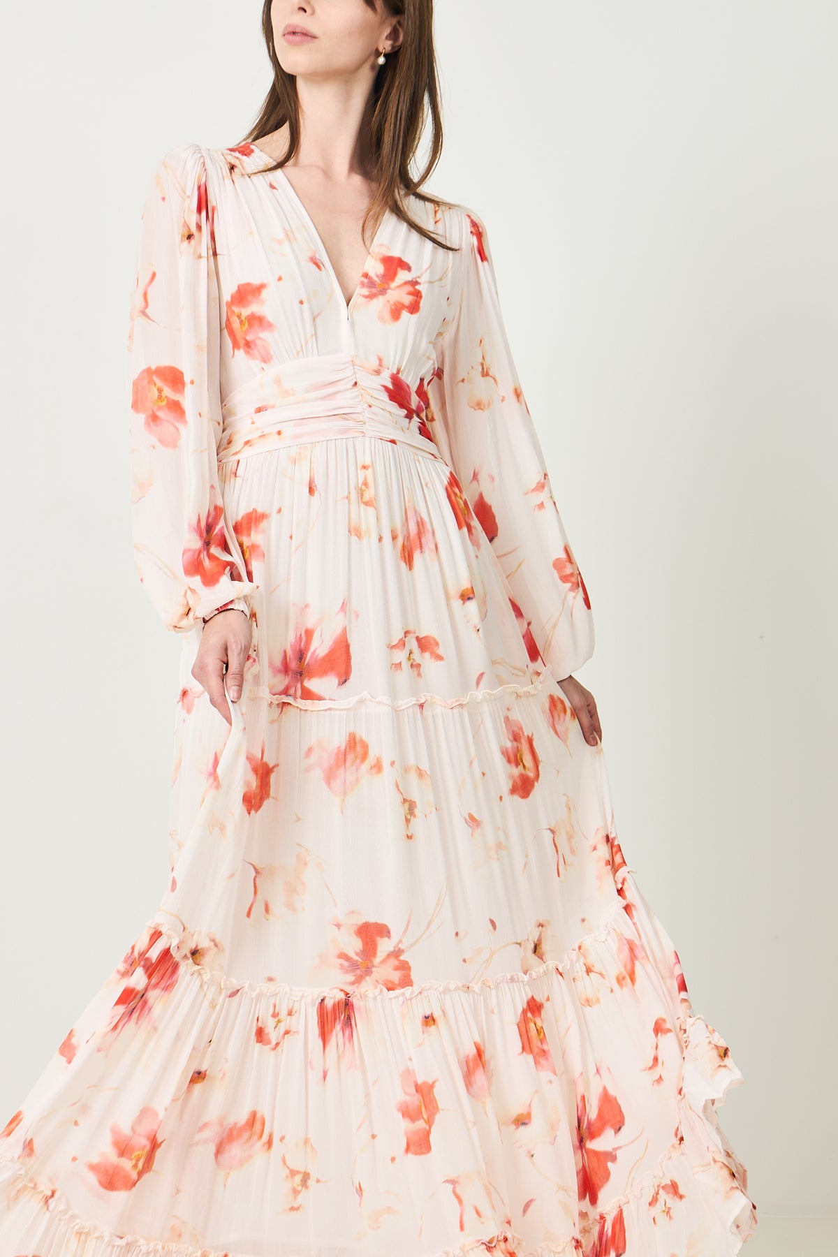 Noor Maxi Dress - Rose Bloom