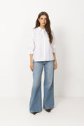 Amy Blouse - Sugar White Poplin