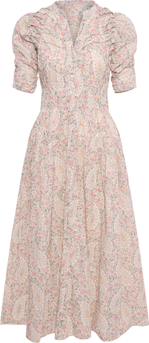 Fabienne Dress - Pink Garden