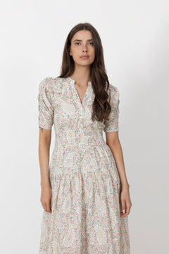 Fabienne Dress - Pink Garden