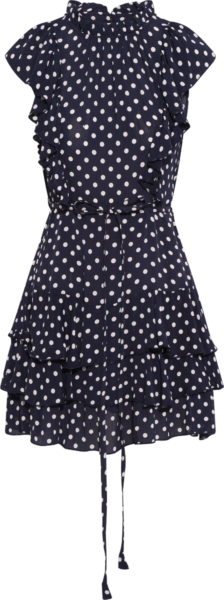 Otilie Dress - Polka Blue