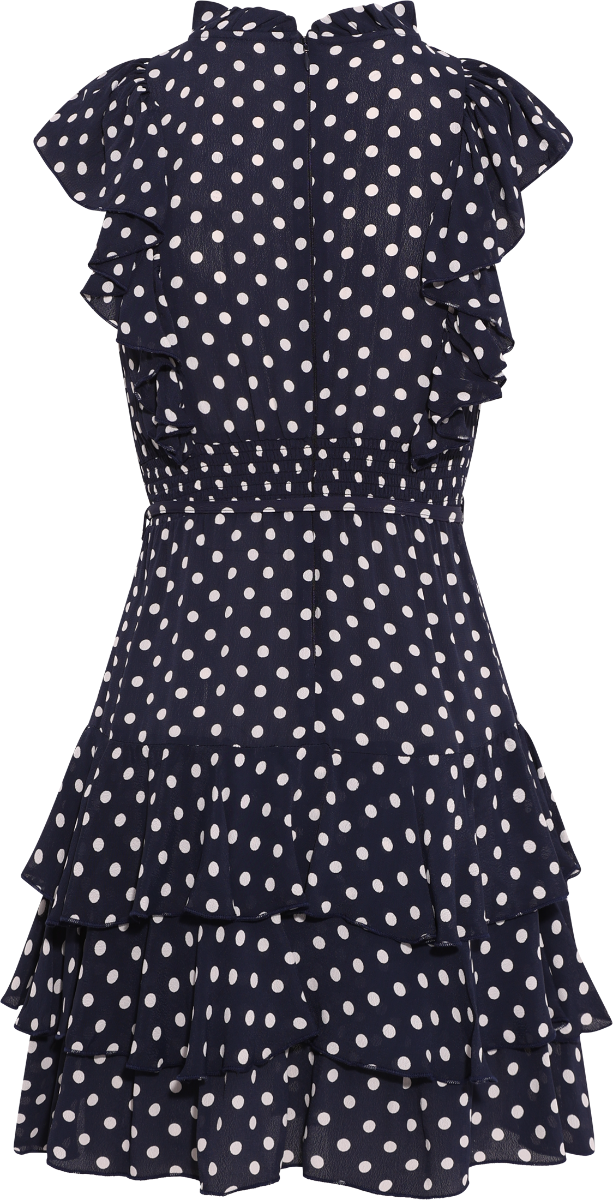 Otilie Dress - Polka Blue