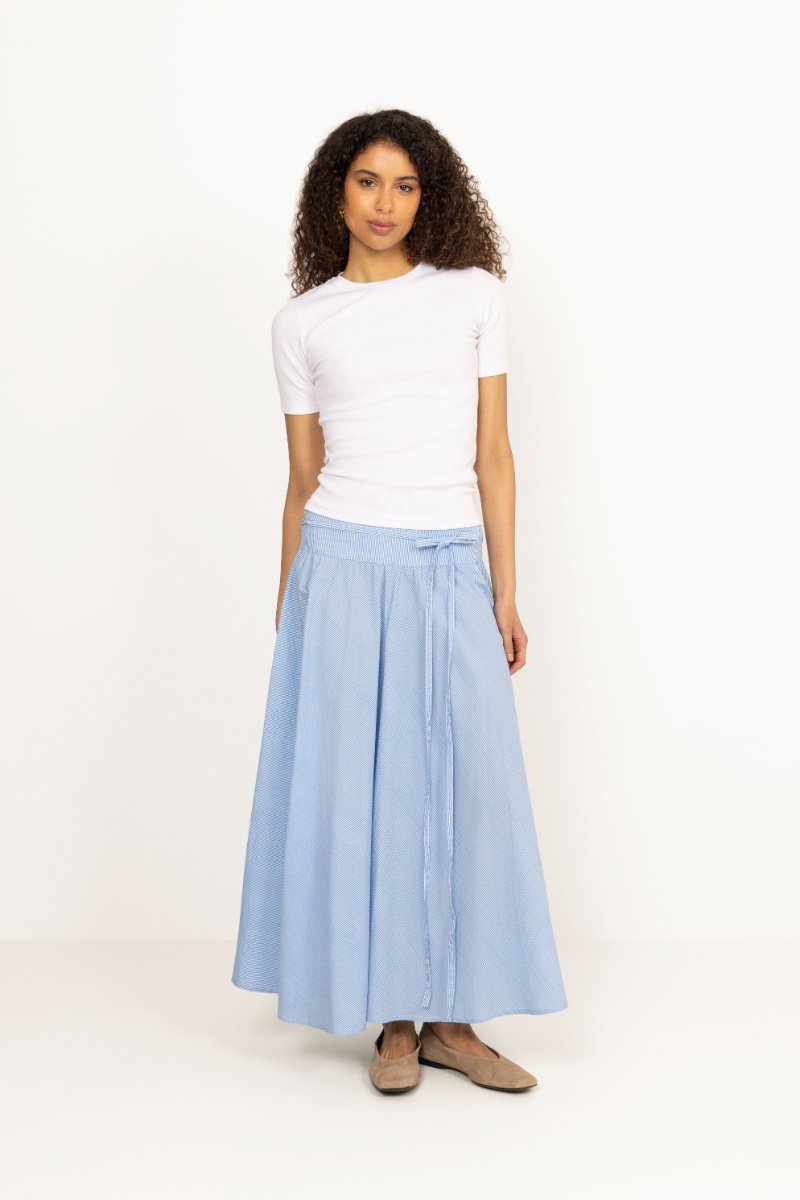Astrid Skirt - Seaside Stripe
