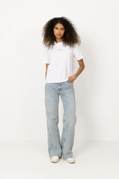 W Wide Jeans - Blue Washed
