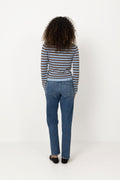 Florence Stripe Polo - Blue Mix