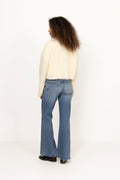 Tine Waffle Check Cardigan - Lt. Yellow Mix