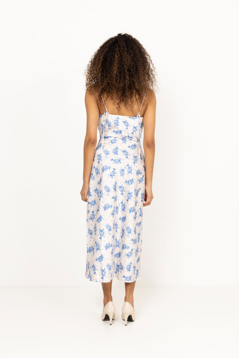 Eila Print Dress - Ecru Mix