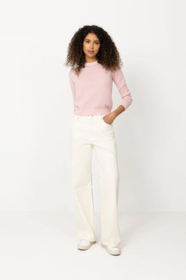 W Wide Jeans - Ecru