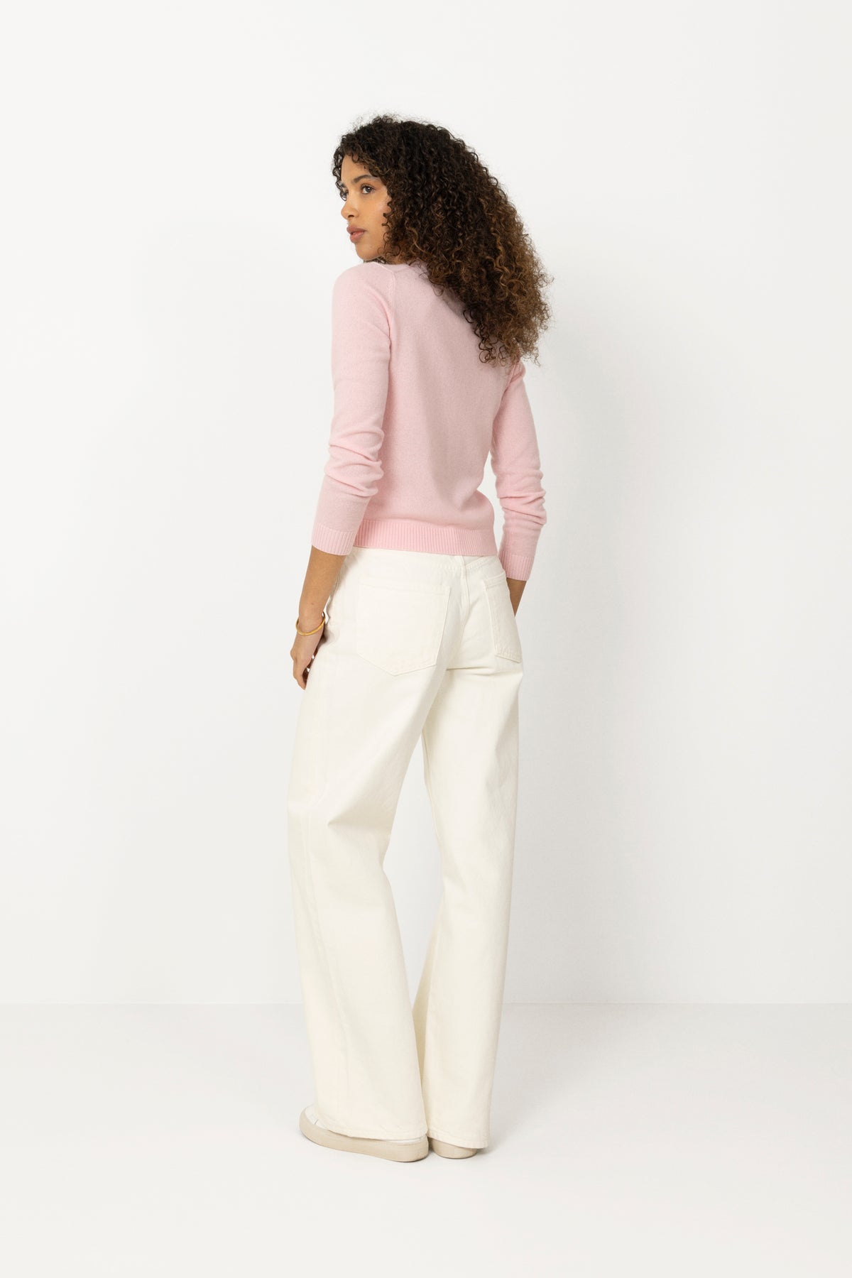 W Wide Jeans - Ecru