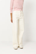 W Wide Jeans - Ecru