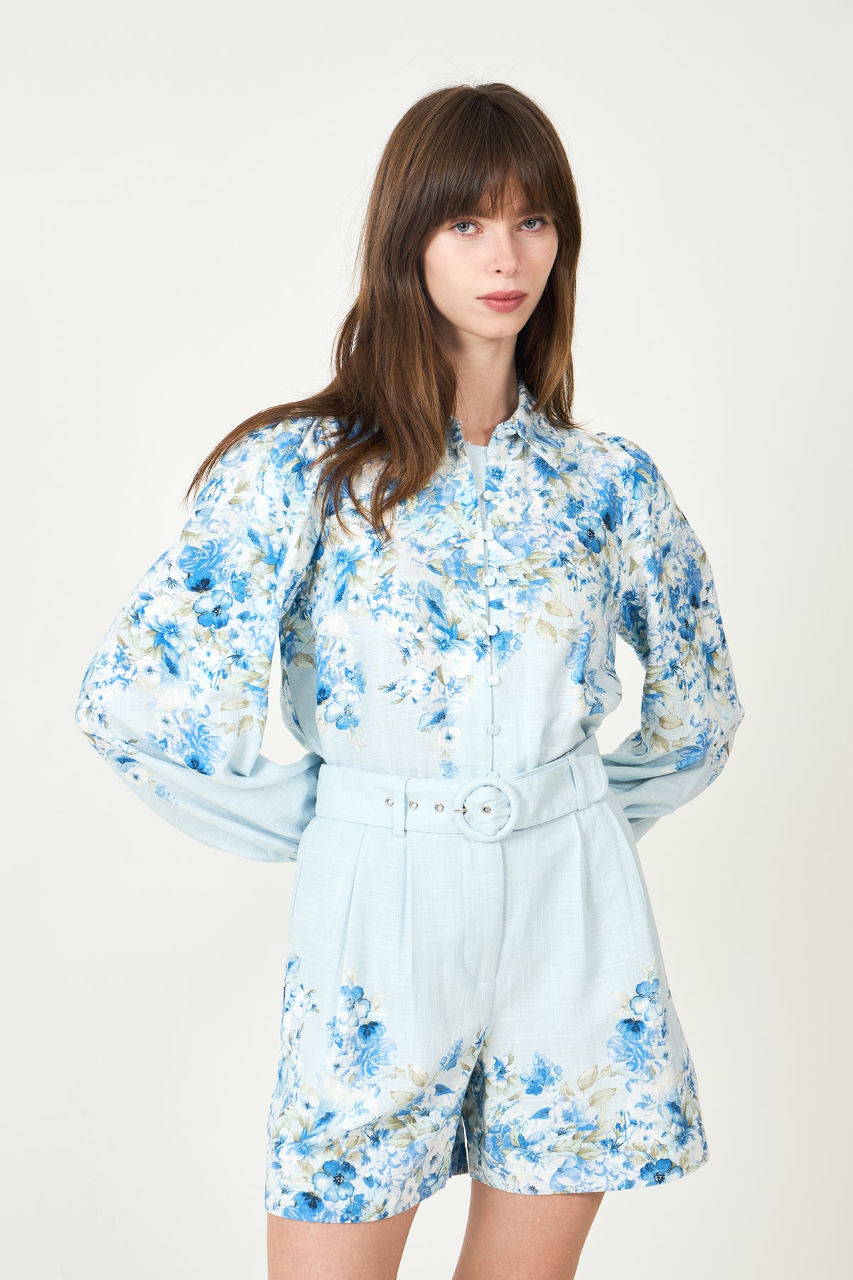 Yascleo Ls Shirt - Skyway Cleo Print