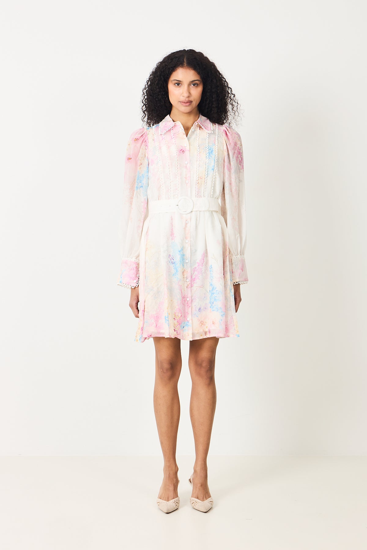 Yasflorence Ls Dress - Pristine Florence Aop