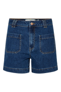 Yasnema Hmw Denim Shorts - Medium Blue Denim
