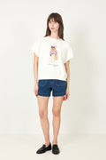 Yasnema Hmw Denim Shorts - Medium Blue Denim