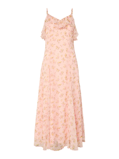 Yassoiree Strap Maxi Dress - Blushing Rose Soiree Aop