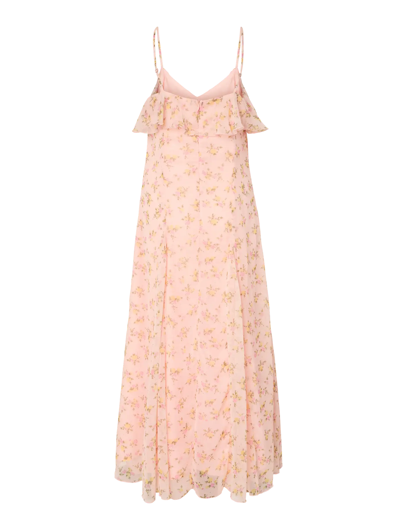 Yassoiree Strap Maxi Dress - Blushing Rose Soiree Aop