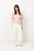 Yasleanna Ss Top - Pristine Leanna Aop
