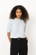 Yasenya Ss Knit Pullover - Skyway
