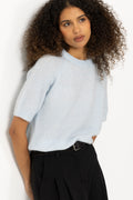 Yasenya Ss Knit Pullover - Skyway