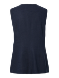 Yasagana Linen Blend Waistcoat - Navy Blazer