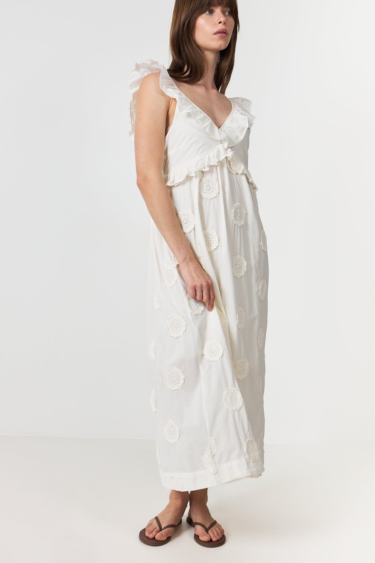 Yasnama Sl Long Dress - Star White