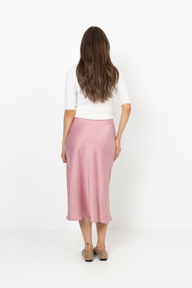 Yaspella Hw Midi Skirt - Lilas