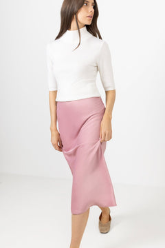 Yaspella Hw Midi Skirt - Lilas