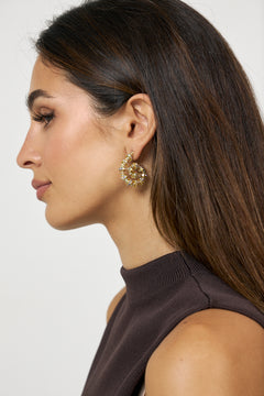 Tiny Spiral Hoops - Gold