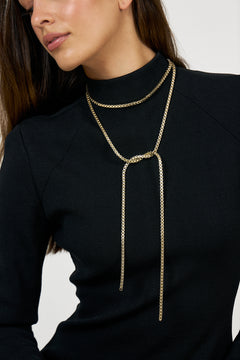 Gold Box Chain Rope - Gold