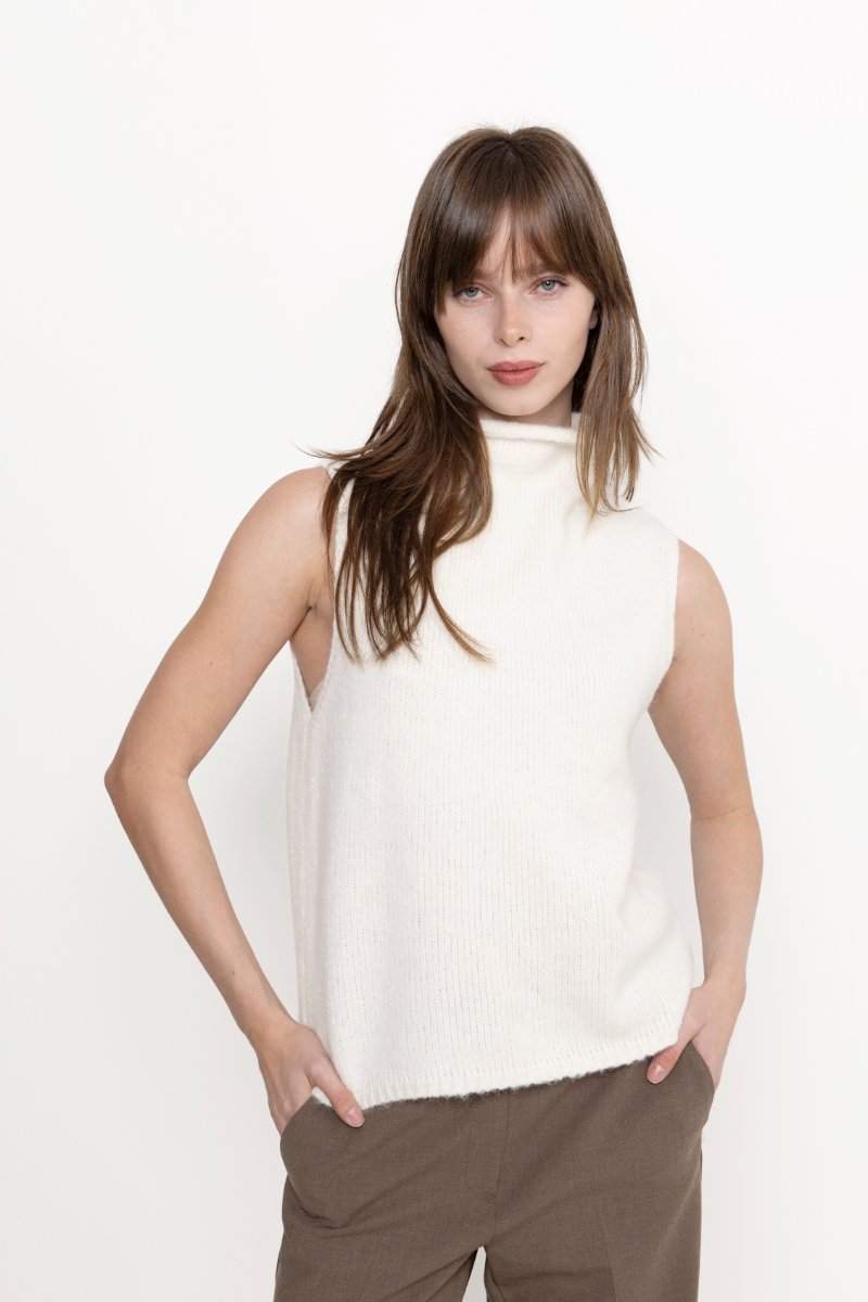 Odelia Knit Top - Off White