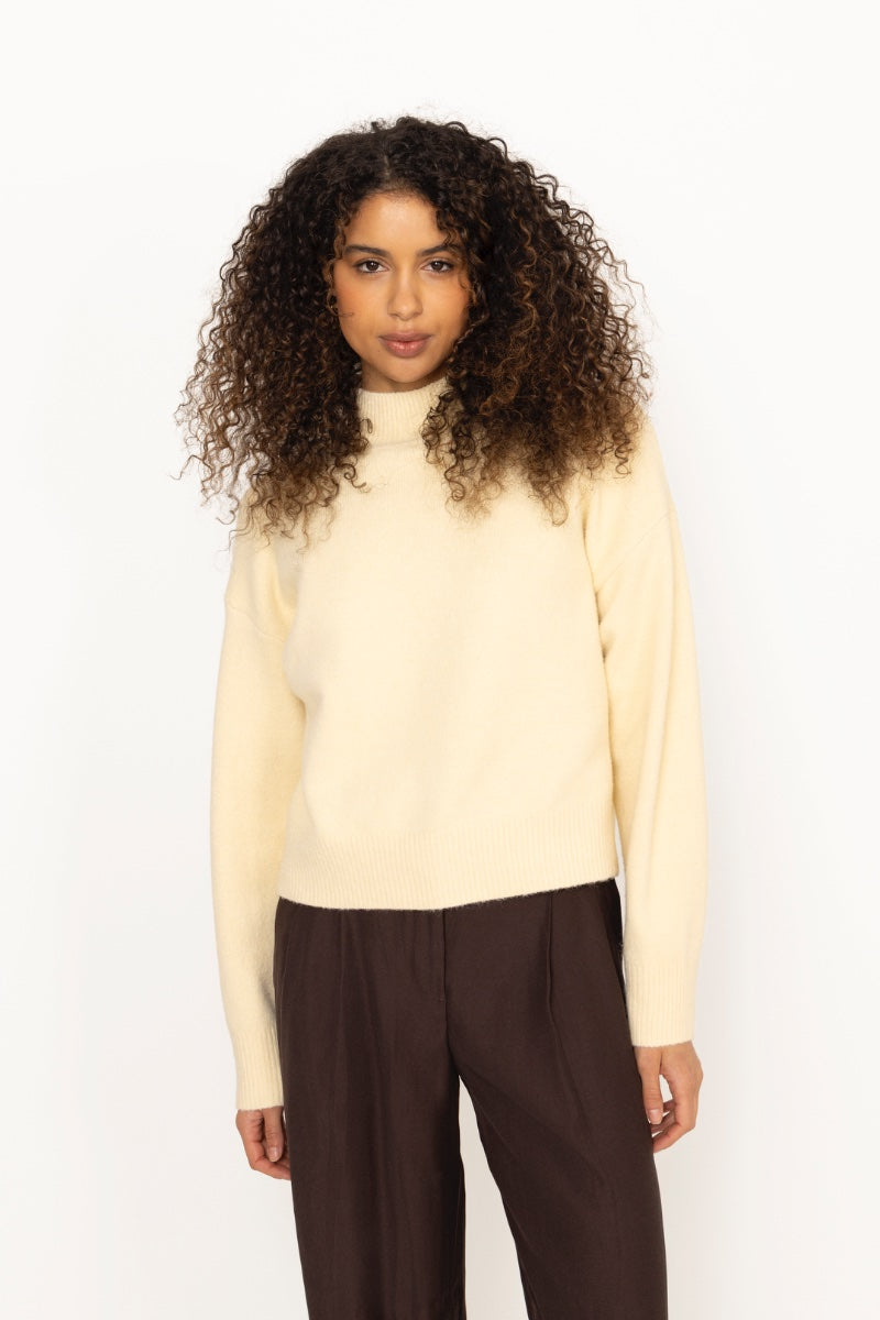 Paulina Knit Blouse - Butter Yellow
