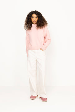 Paulina Knit Blouse - Light Pink