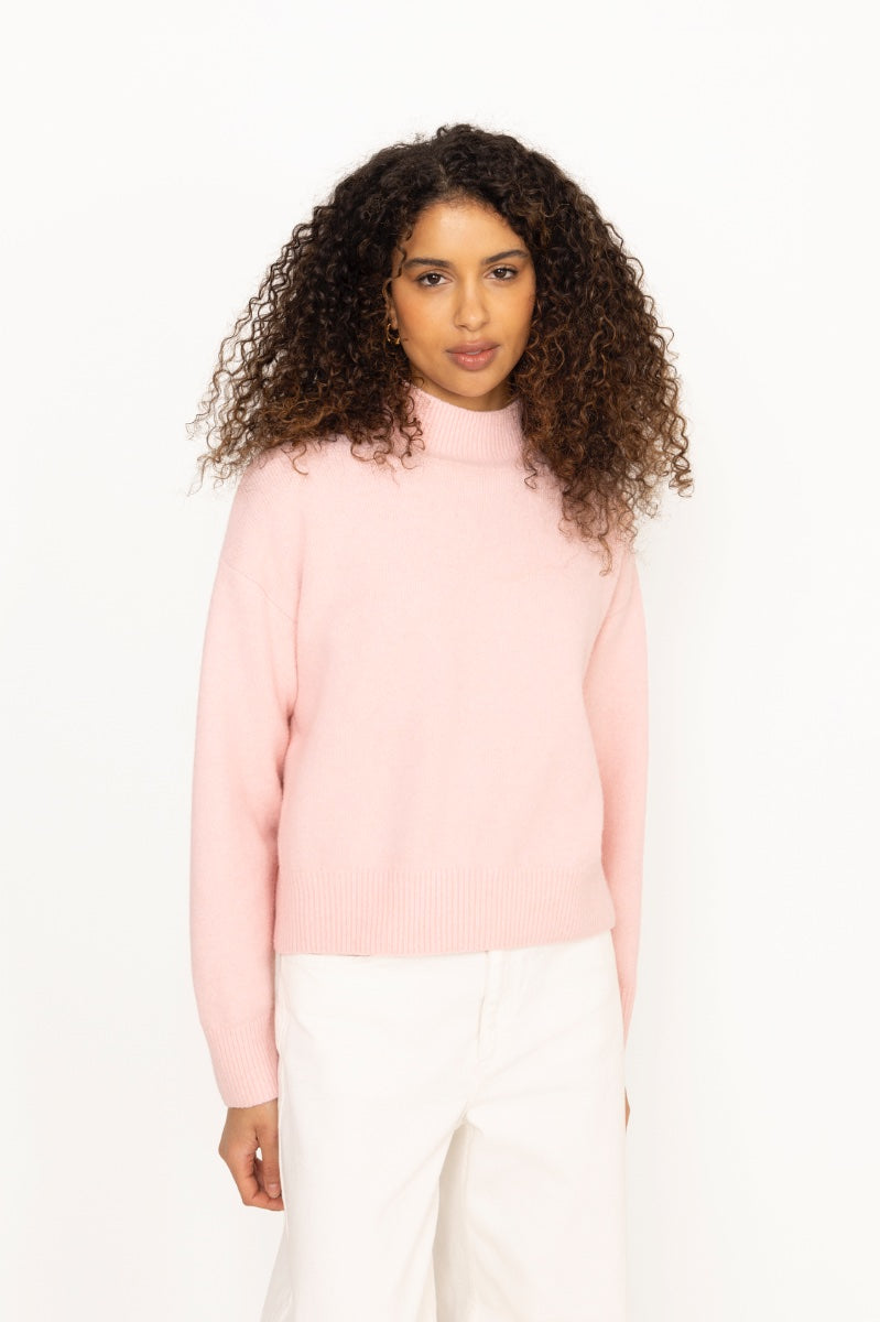 Paulina Knit Blouse - Light Pink
