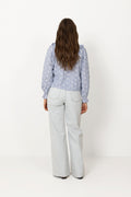 Degas Delicate Blouse - Dusty Blue