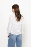 Oda Deco Emb Shirt - White