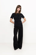 Rasmine Soft Blouse - Black