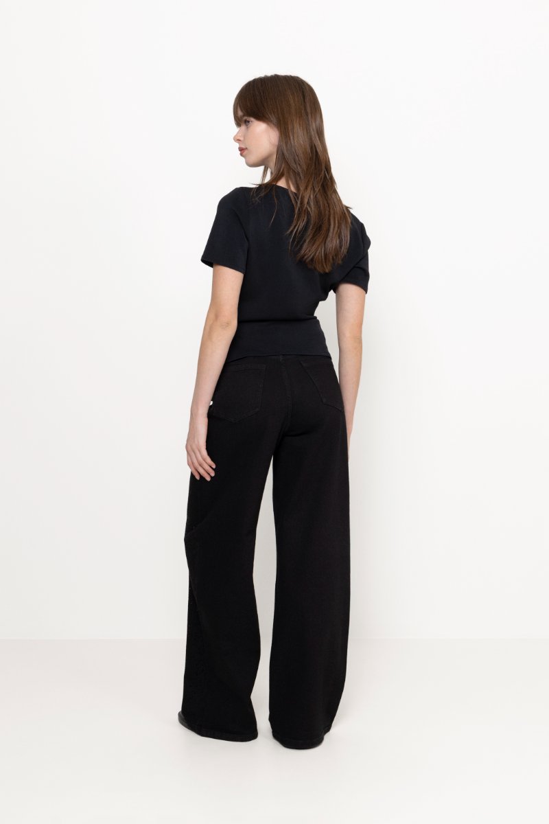 Rasmine Soft Blouse - Black