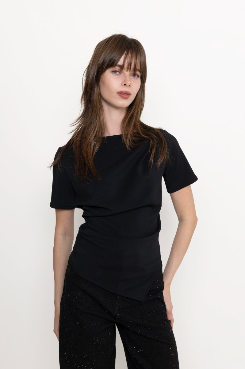 Rasmine Soft Blouse - Black
