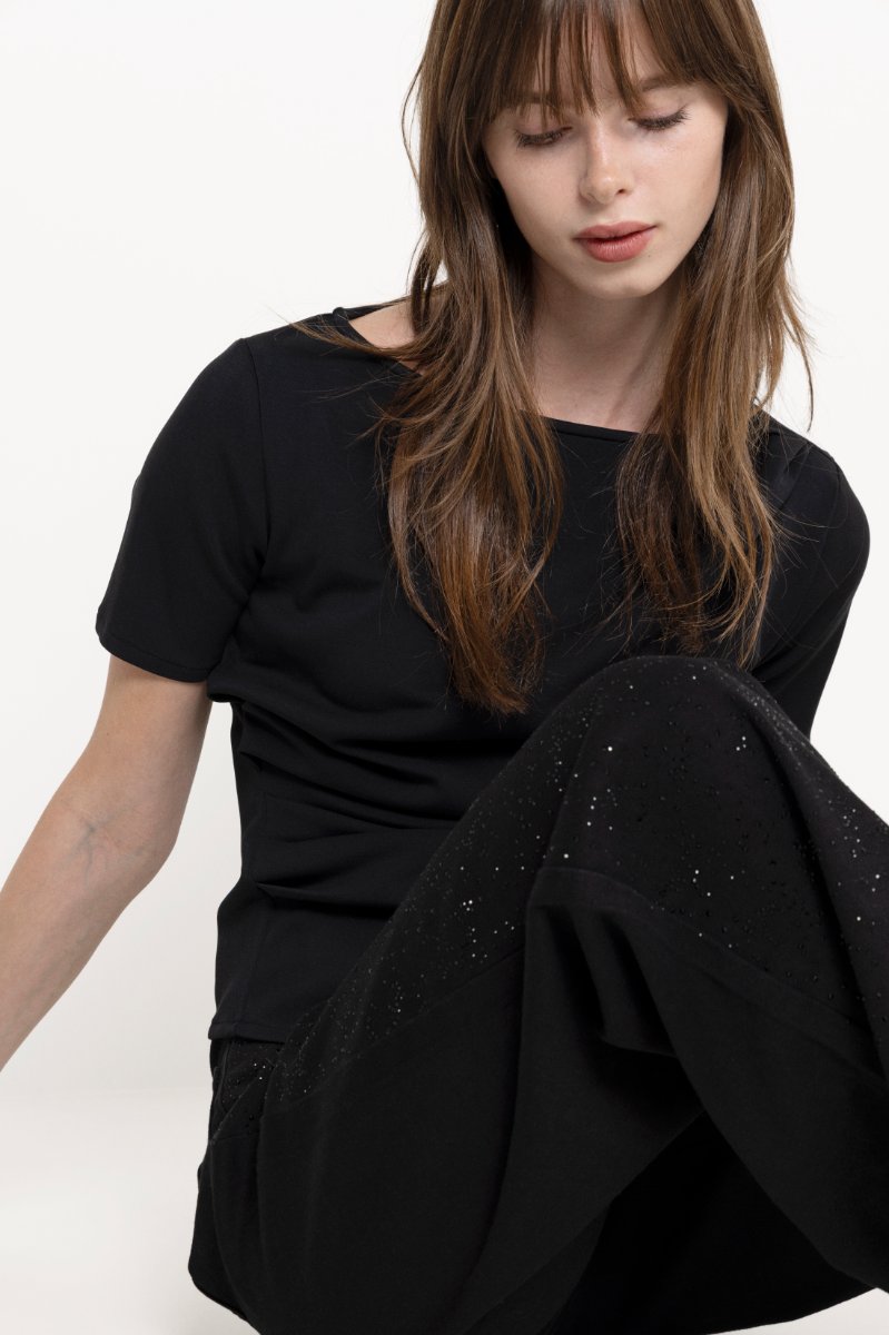 Rasmine Soft Blouse - Black