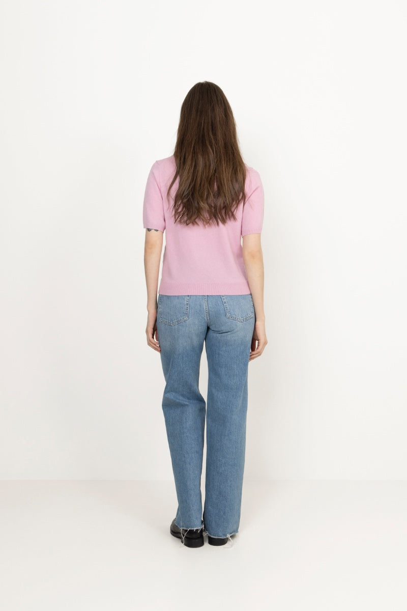 Missy Knit Tee - Light Pink