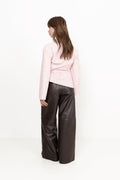 Tifuna Stripe Wrap Shirt - Light Pink