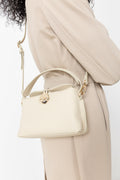 Hanna Mini Bag - Grained Leather Creme