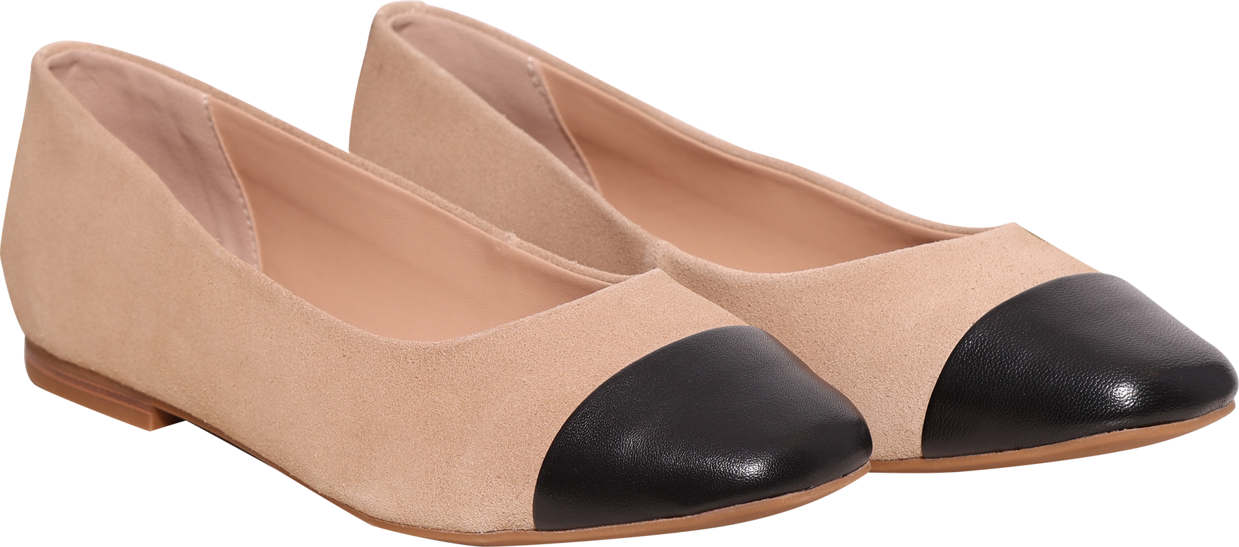 Trieste Ballerina Leather - Beige