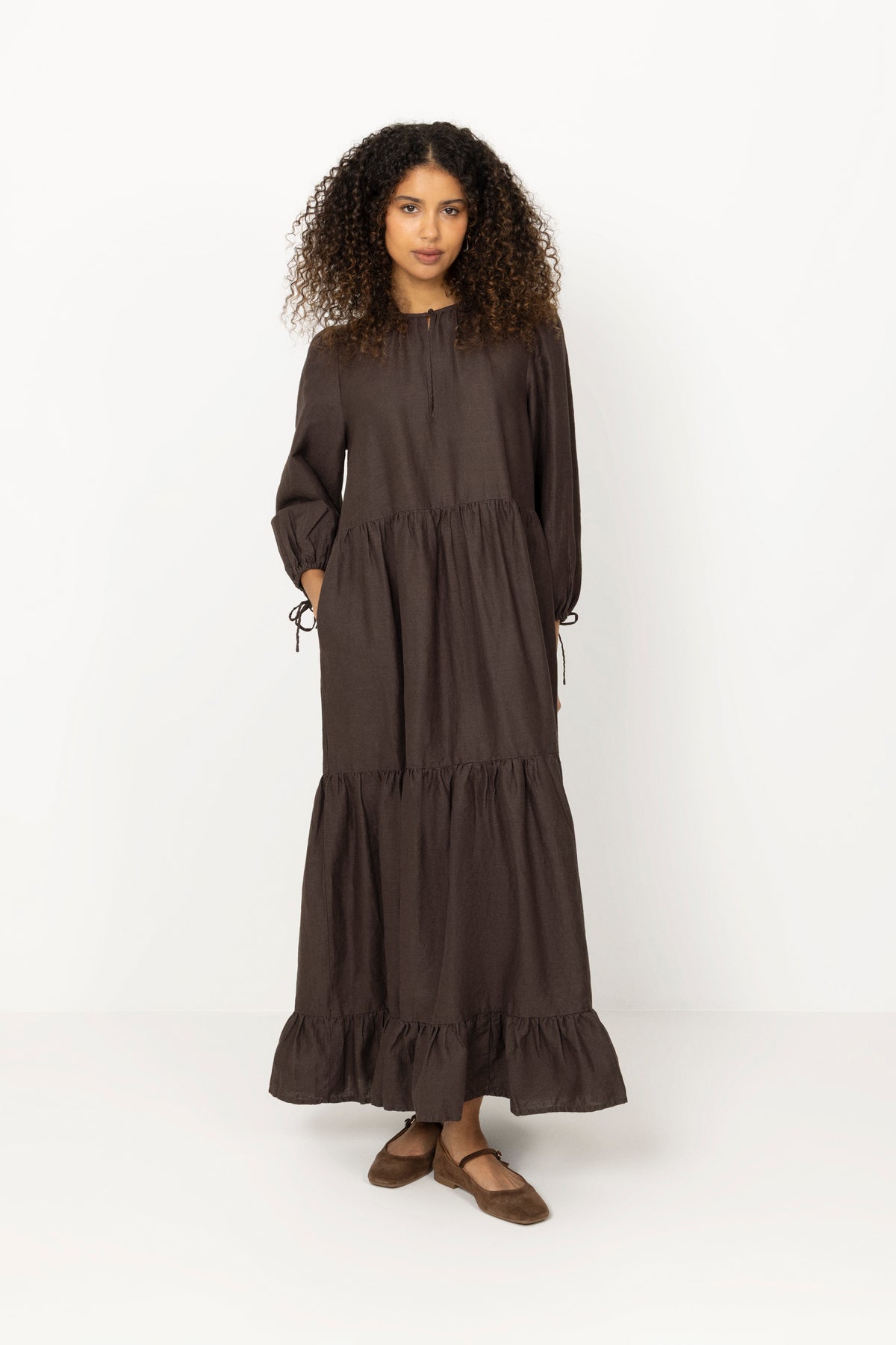 Muse Linen - Dark Brown