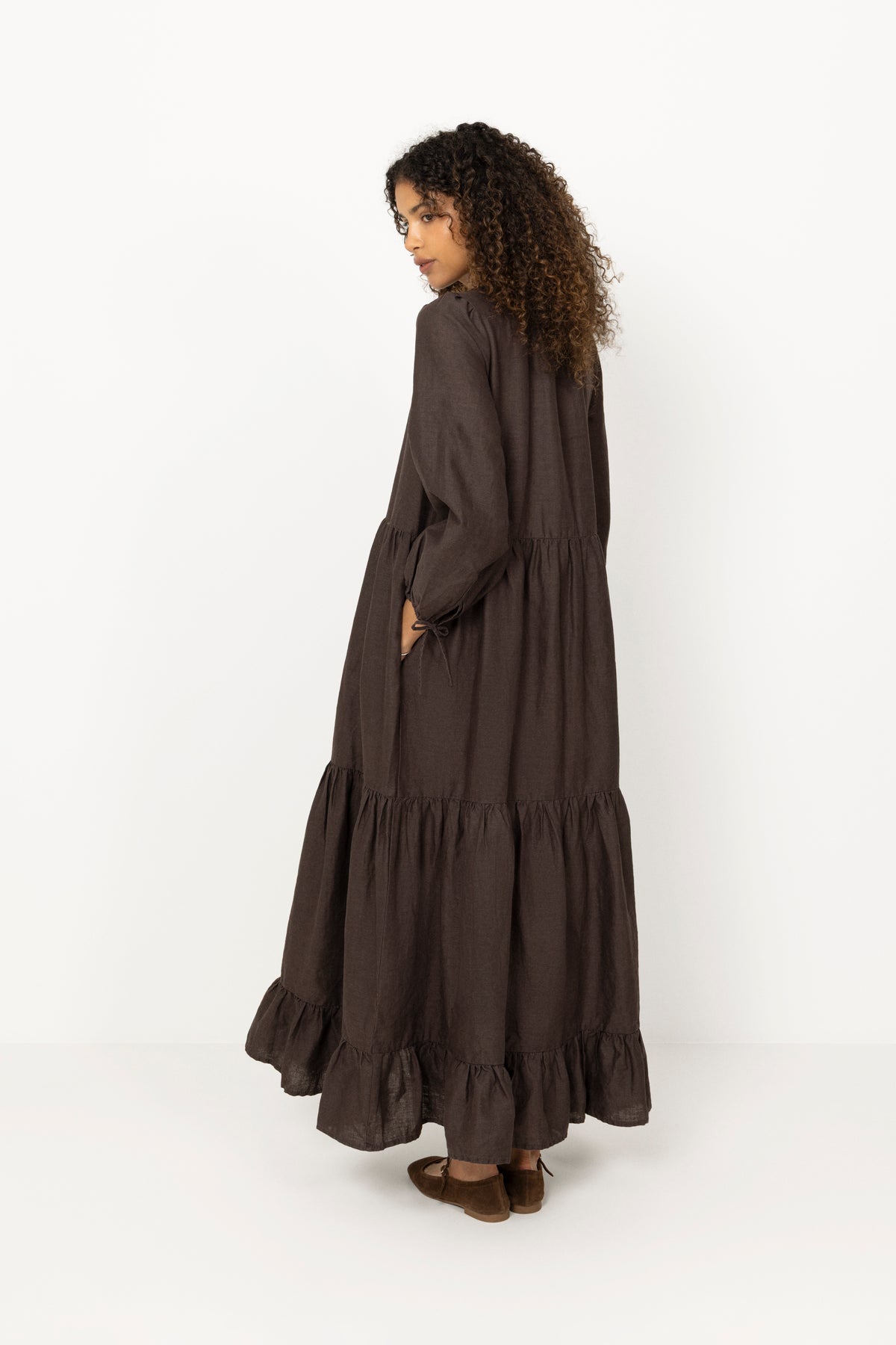 Muse Linen - Dark Brown