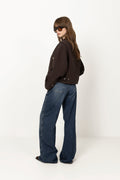Rivera Canvas Boxy Jacket - Brown