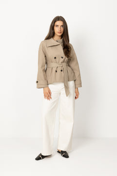 Munet Trench Jacket - Sand