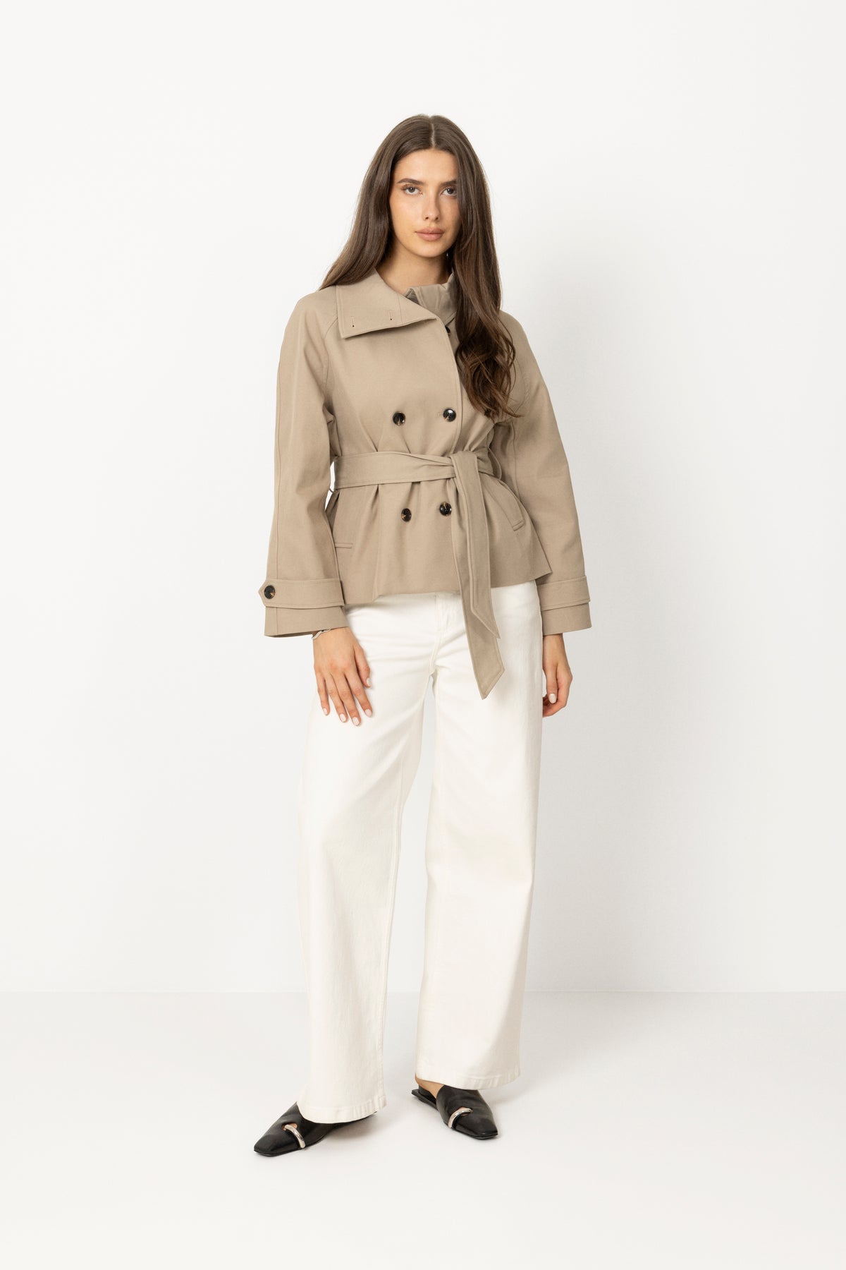Munet Trench Jacket - Sand