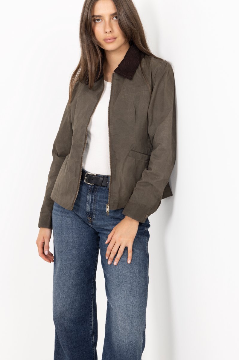 Mexa Coated Jacket - Dusty Army